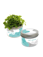 Sada pro vypěstování rostlinky v plechovce