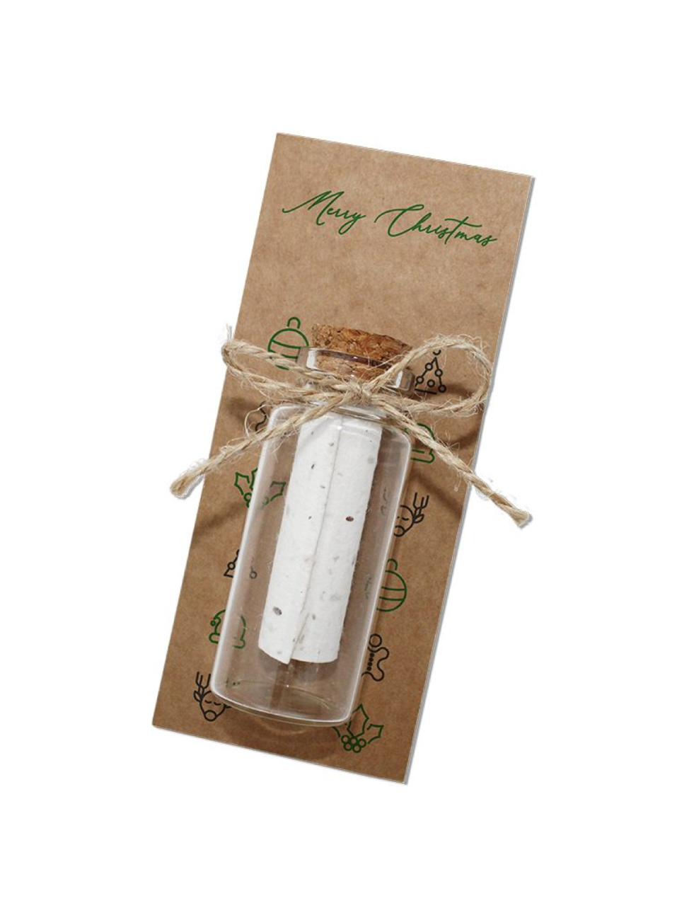 Zpráva v láhvi na semínkovém papíru