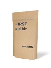 Lékárnička pro první pomoc v kraftovém sáčku