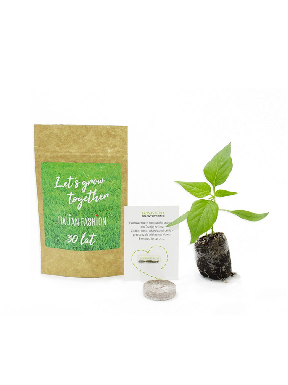 Rostlinka v papírovém sáčku